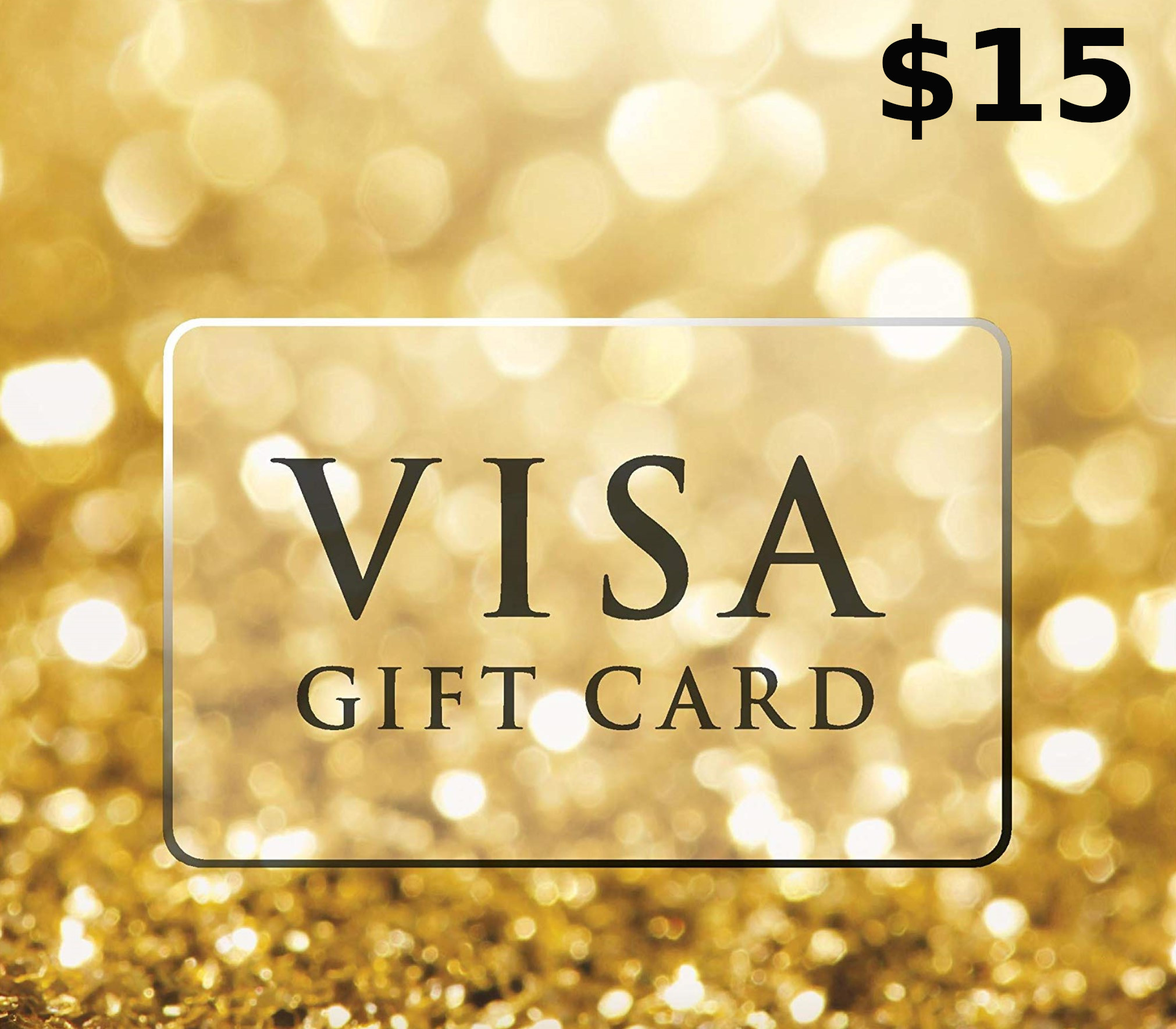 

Visa Gift Card $15 US