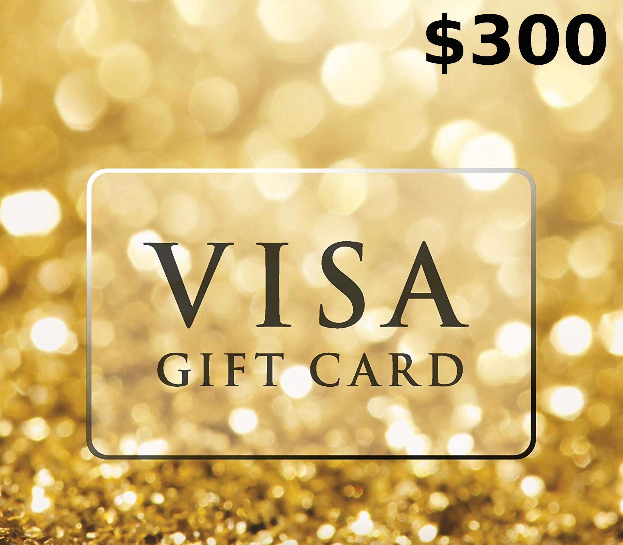 

Visa Gift Card $300 US