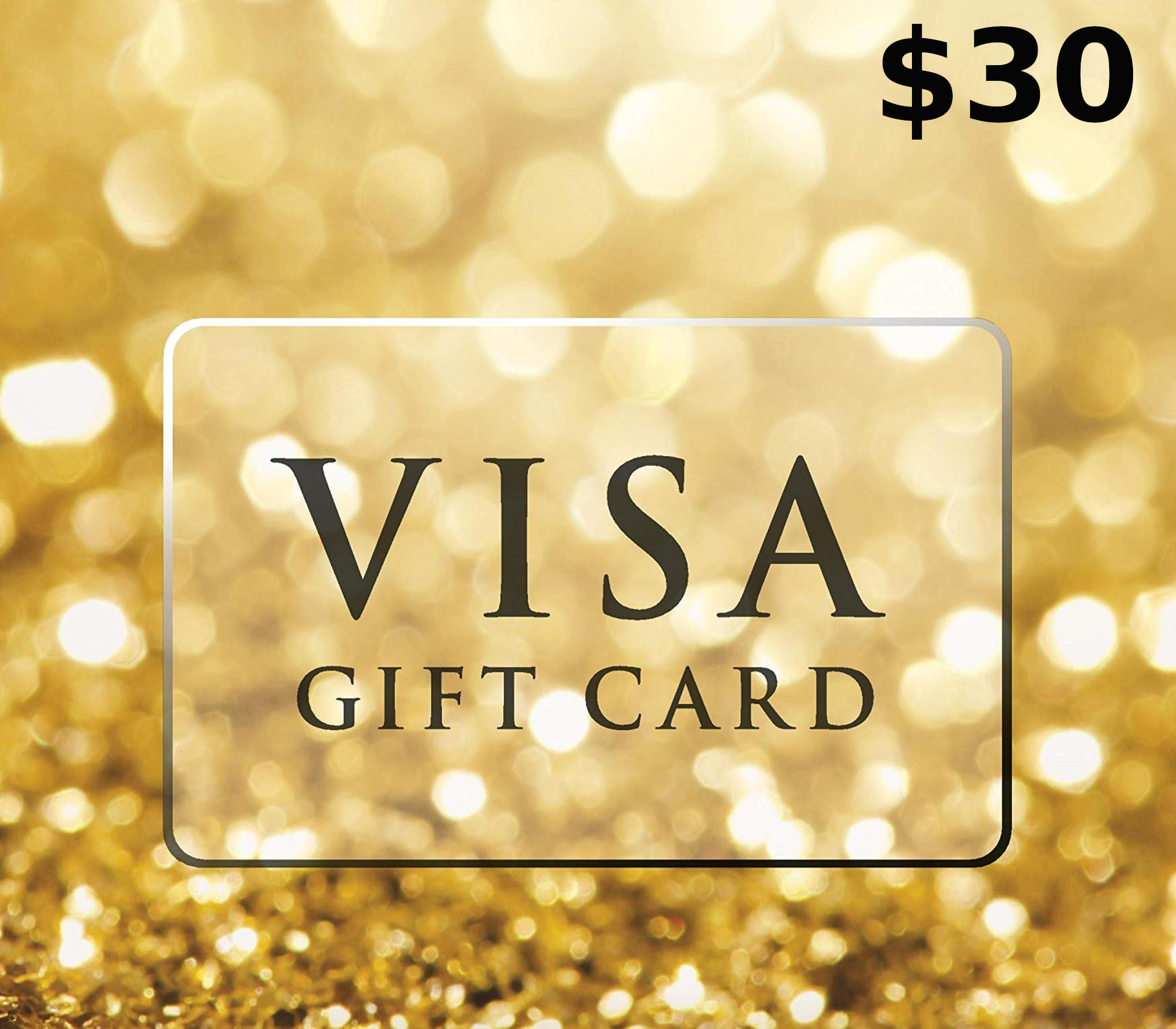 

Visa Gift Card $30 US