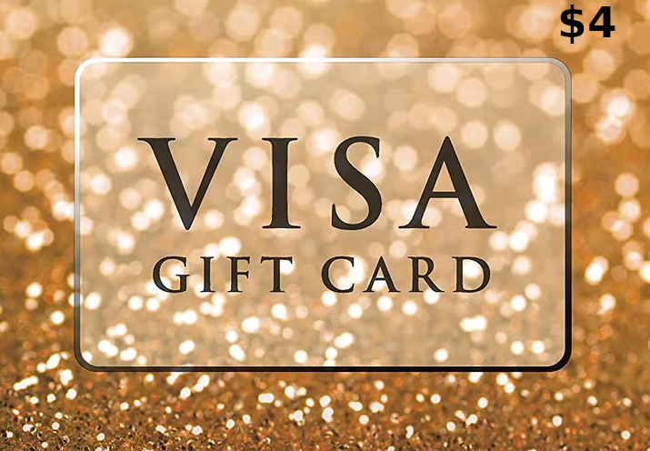 Visa Gift Card $4 US