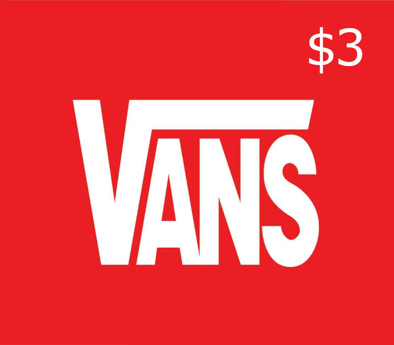 Vans $3 Gift Card US