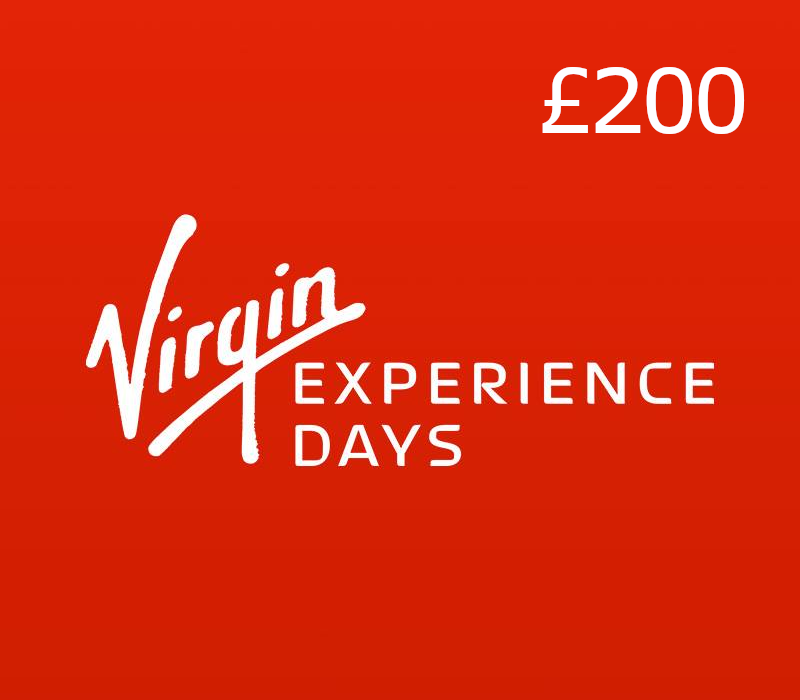 Virgin Experience Days £200 Gift Card UK