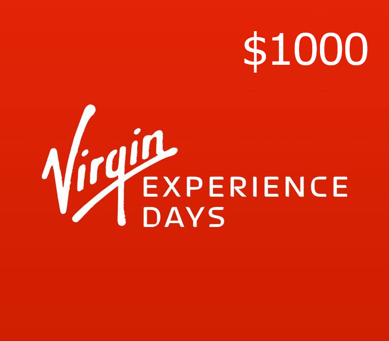 

Virgin Experience Days $1000 Gift Card US