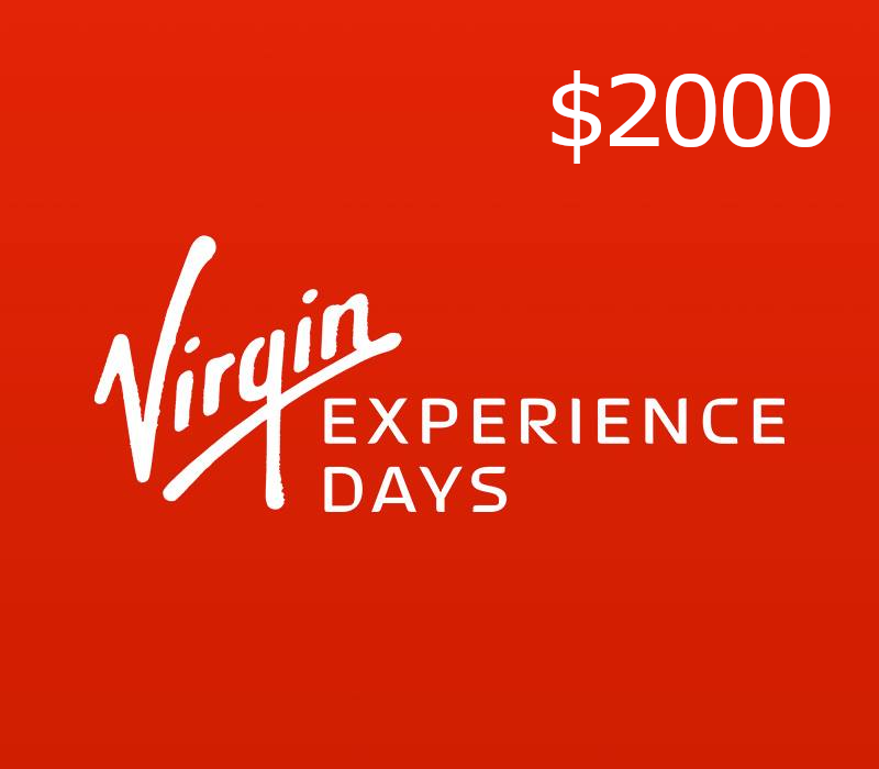 

Virgin Experience Days $2000 Gift Card US