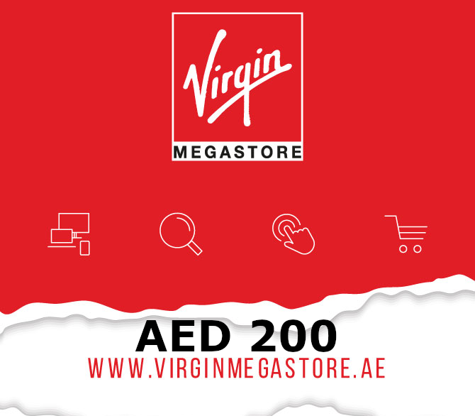 

Virgin Megastore 200 AED Gift Card AE