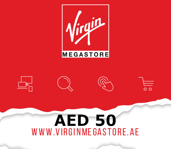 

Virgin Megastore 50 AED Gift Card AE