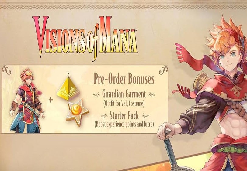 Visions of Mana - Pre-order Bonus DLC EU PS5 CD Key screenshot 2