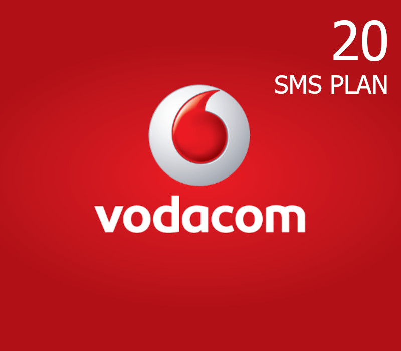 Vodacom 20 SMS Plan Mobile Top-up TZ