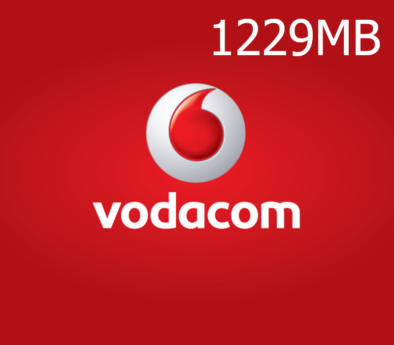 

Vodacom 1229MB Data Mobile Top-up TZ