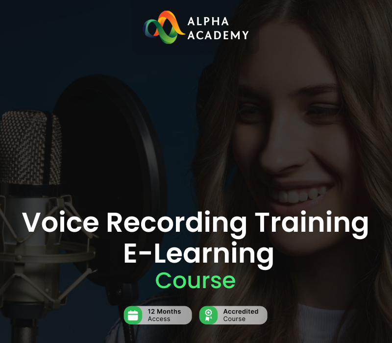 Voice Recording Training Course Alpha Academy Code