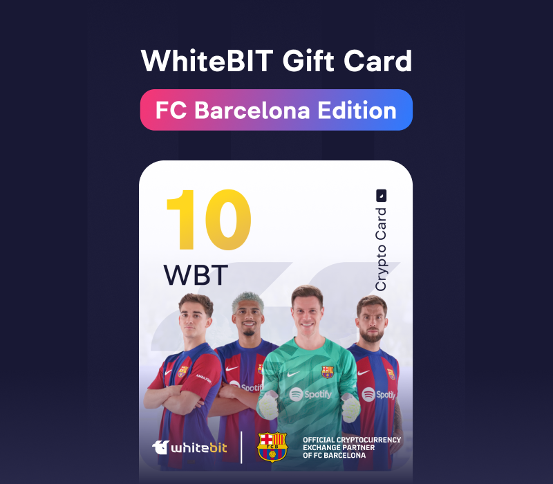 

WhiteBIT - FC Barcelona Edition - 10 WBT Gift Card