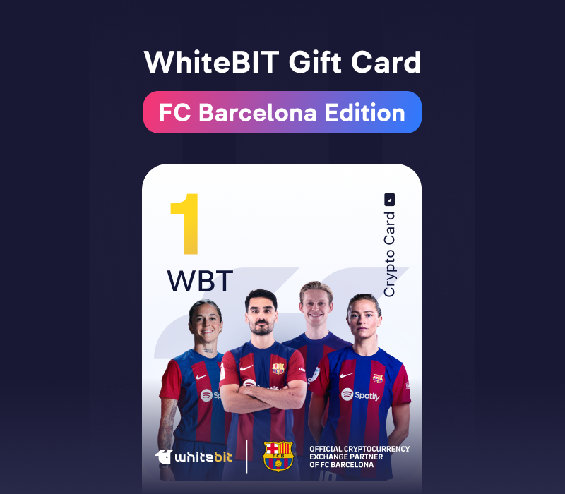 

WhiteBIT - FC Barcelona Edition - 1 WBT Gift Card