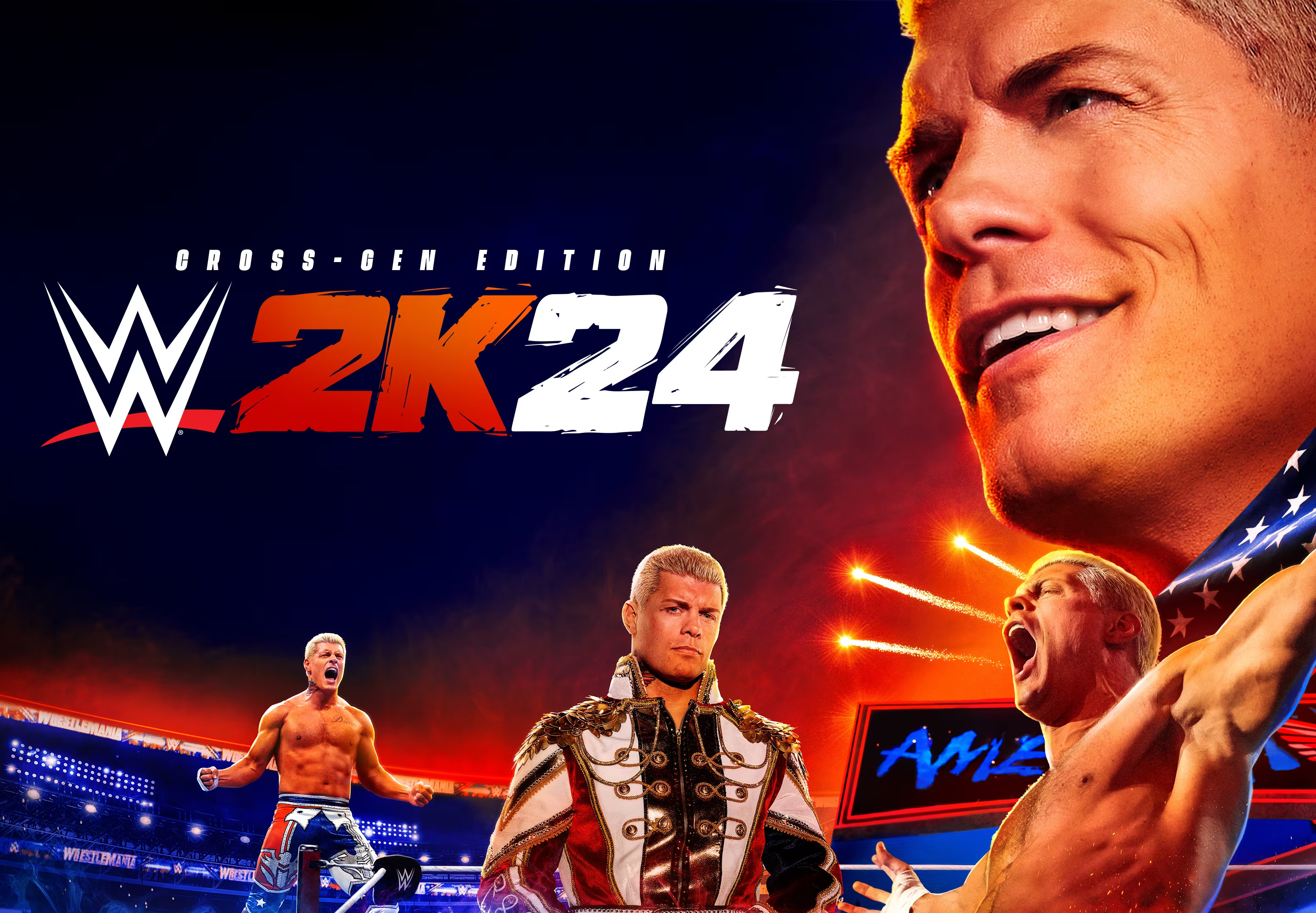 WWE 2K24 Cross-Gen Edition EU XBOX One / Xbox Series X|S CD Key