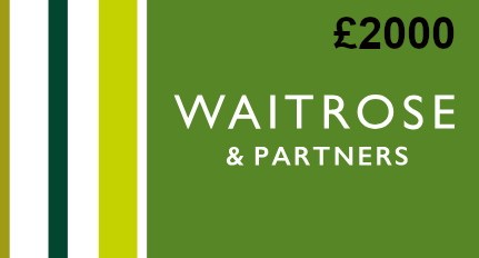 Waitrose & Partners £2000 Gift Card UK