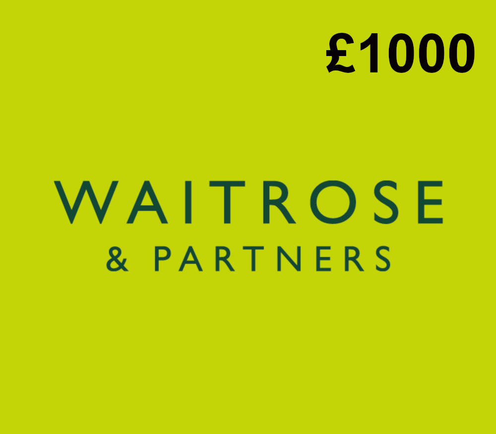 

Waitrose & Partners £1000 Gift Card UK