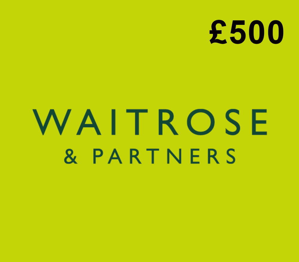 

Waitrose & Partners £500 Gift Card UK