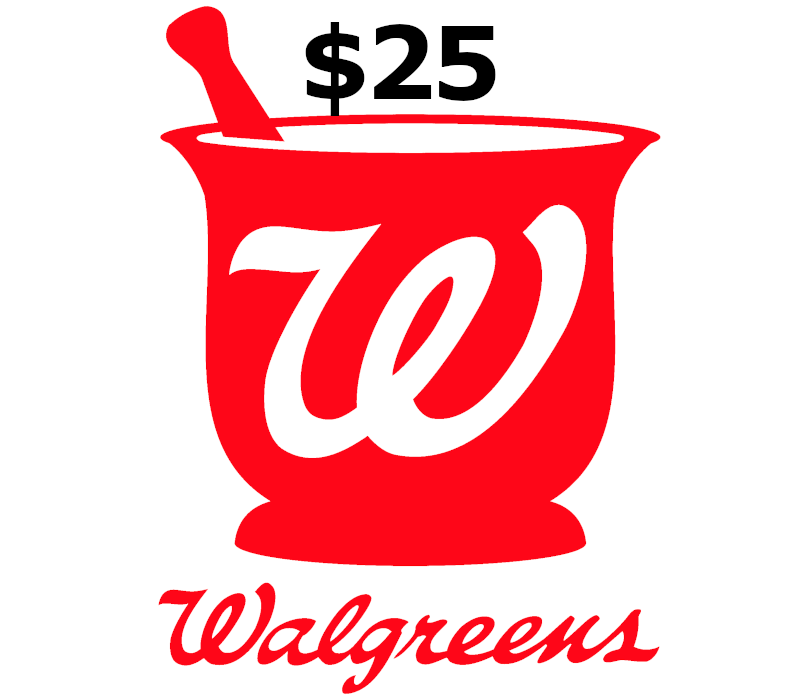 Walgreens $25 Gift Card US