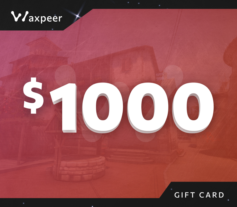 

WAXPEER $1000 Gift Card