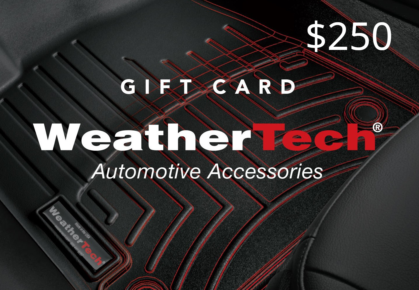 Weathertech $250 EGift Card US