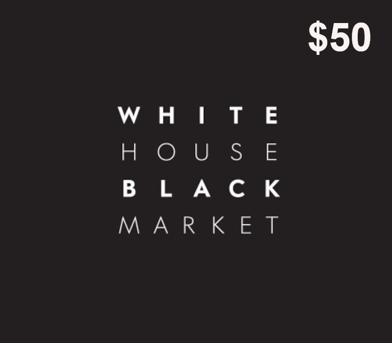 White House Black Market $50 Gift Card US