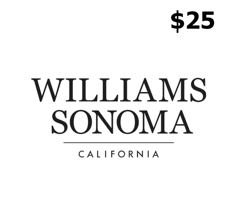 Williams Sonoma $25 Gift Card US