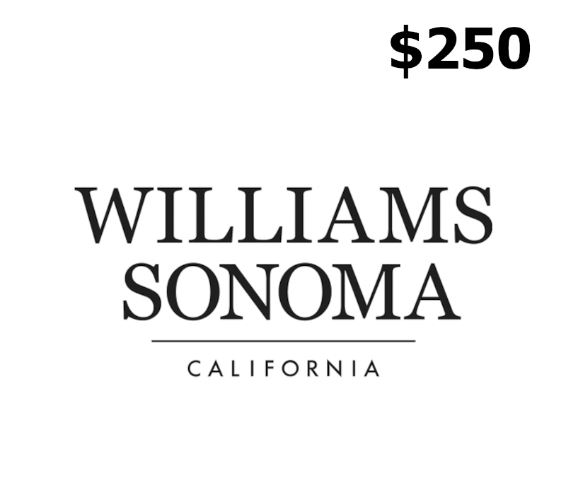Williams Sonoma $250 Gift Card US