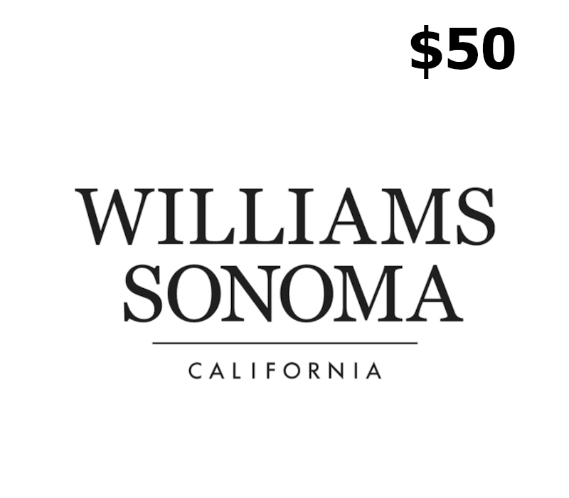 Williams Sonoma $50 Gift Card US