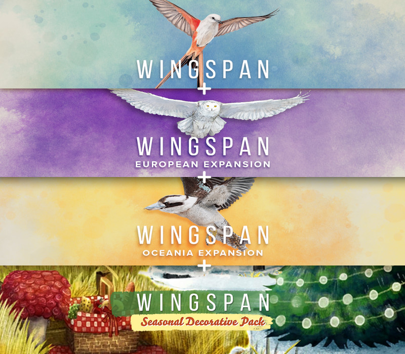 

Wingspan + European Expansion + Oceania Expansion + Seasonal Decorative Pack XBOX One / Xbox Series X|S CD Key