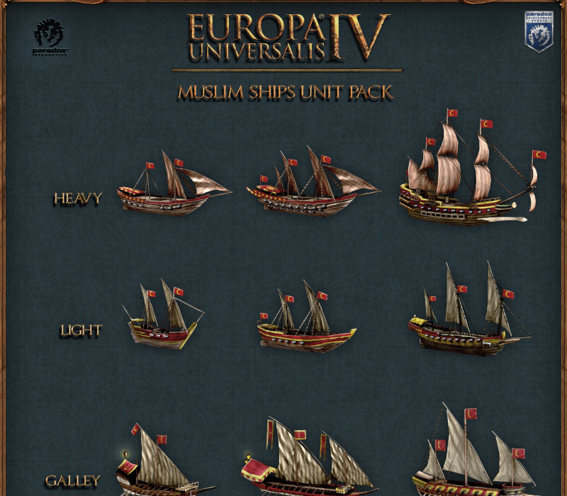 Europa Universalis IV - Muslim Ships Unit Pack DLC EU Steam CD Key