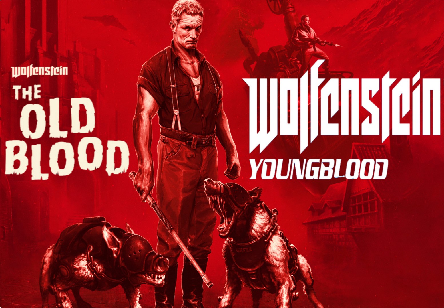 Wolfenstein Old Blood u. Wolfenstein Youngblood PS4