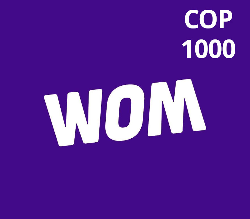 

Wom 1000 COP Mobile Top-up CO