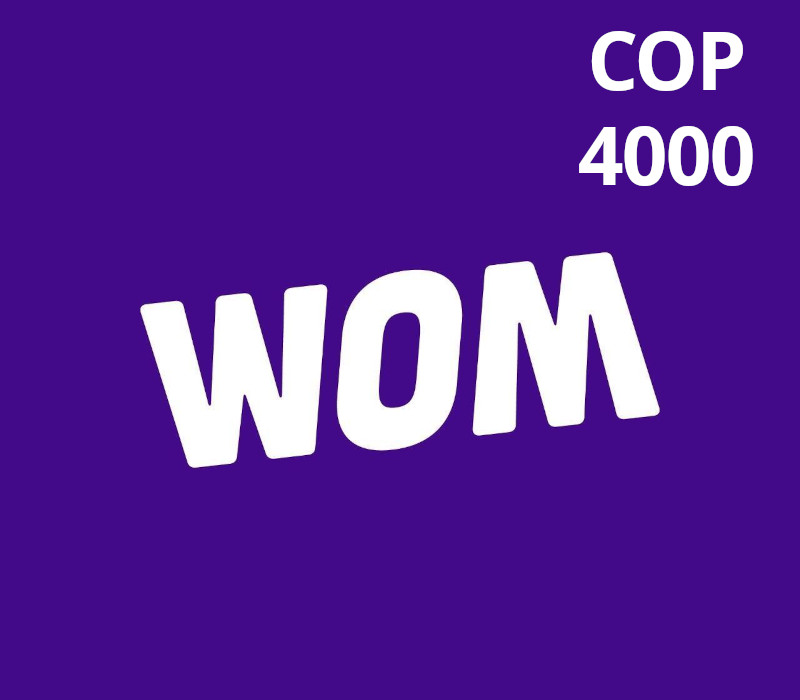 Wom 4000 COP Mobile Top-up CO