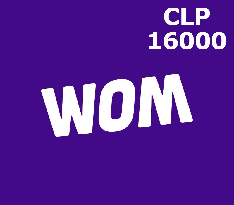 

Wom 16000 CLP Mobile Top-up CL