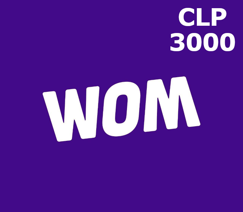 

Wom 3000 CLP Mobile Top-up CL