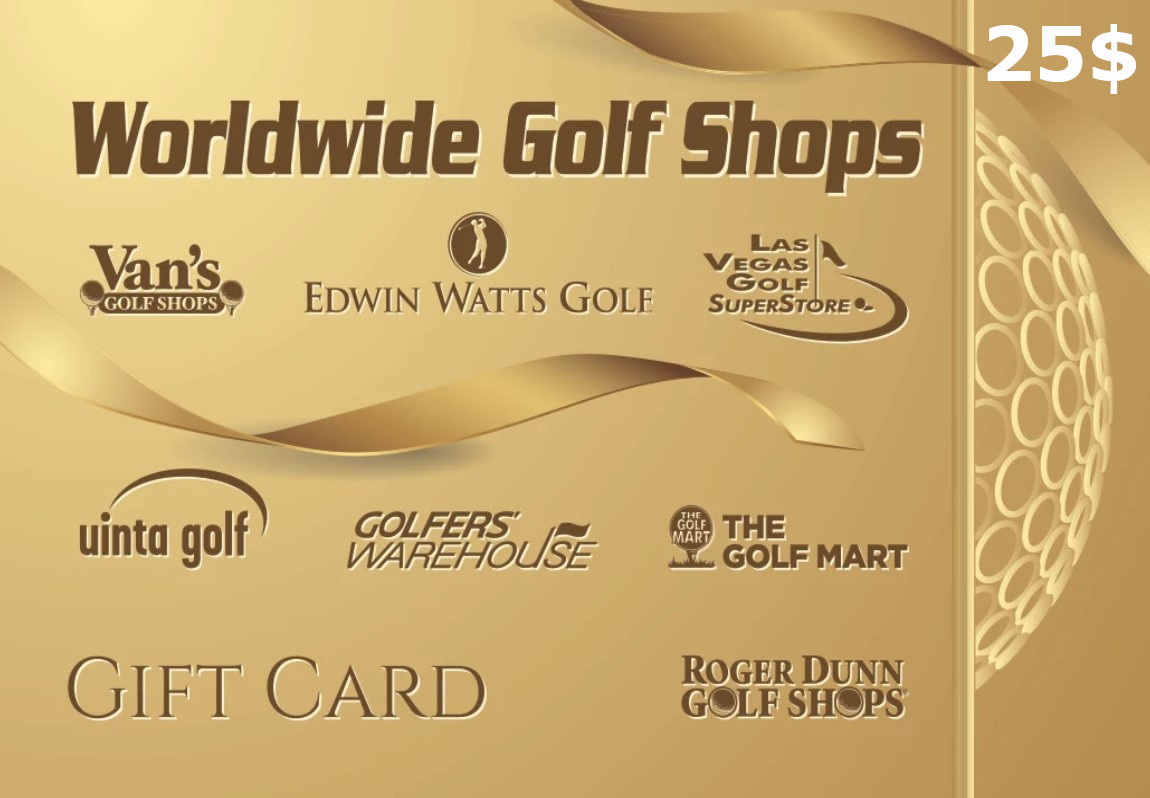 Worldwide Golf Shops $25 Gift Card US