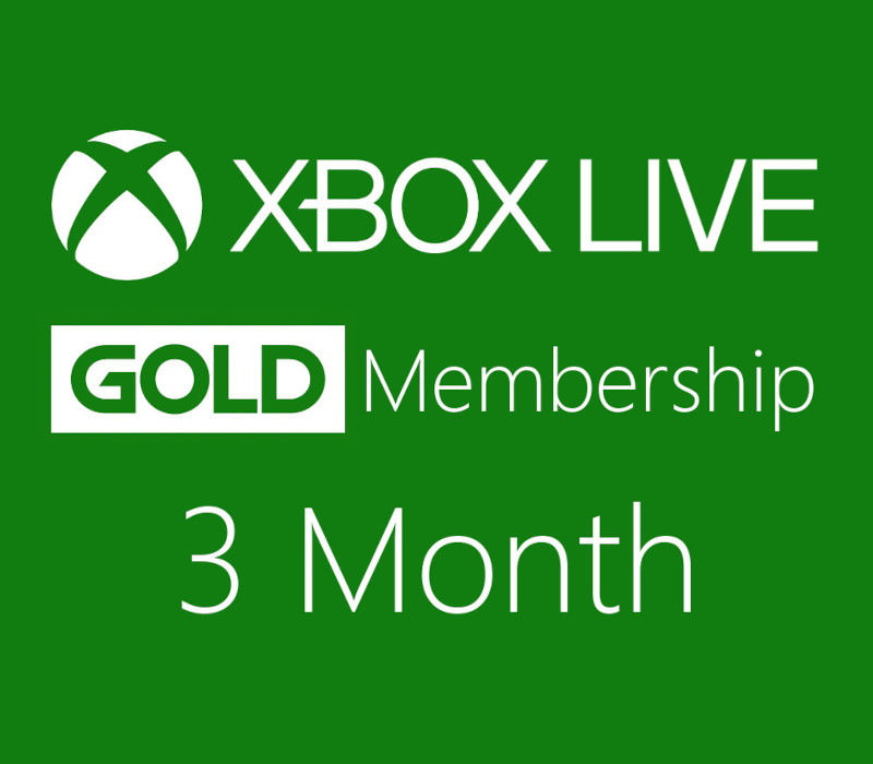 XBOX Live 3-Month Gold Membership GCC