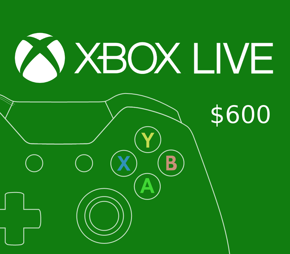 

XBOX Live $600 Prepaid Card MX