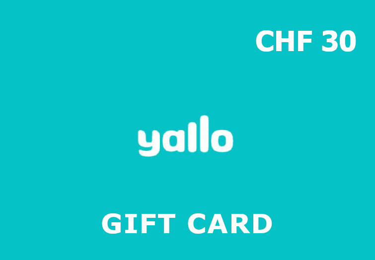Yallo PIN 30 CHF Gift Card CH