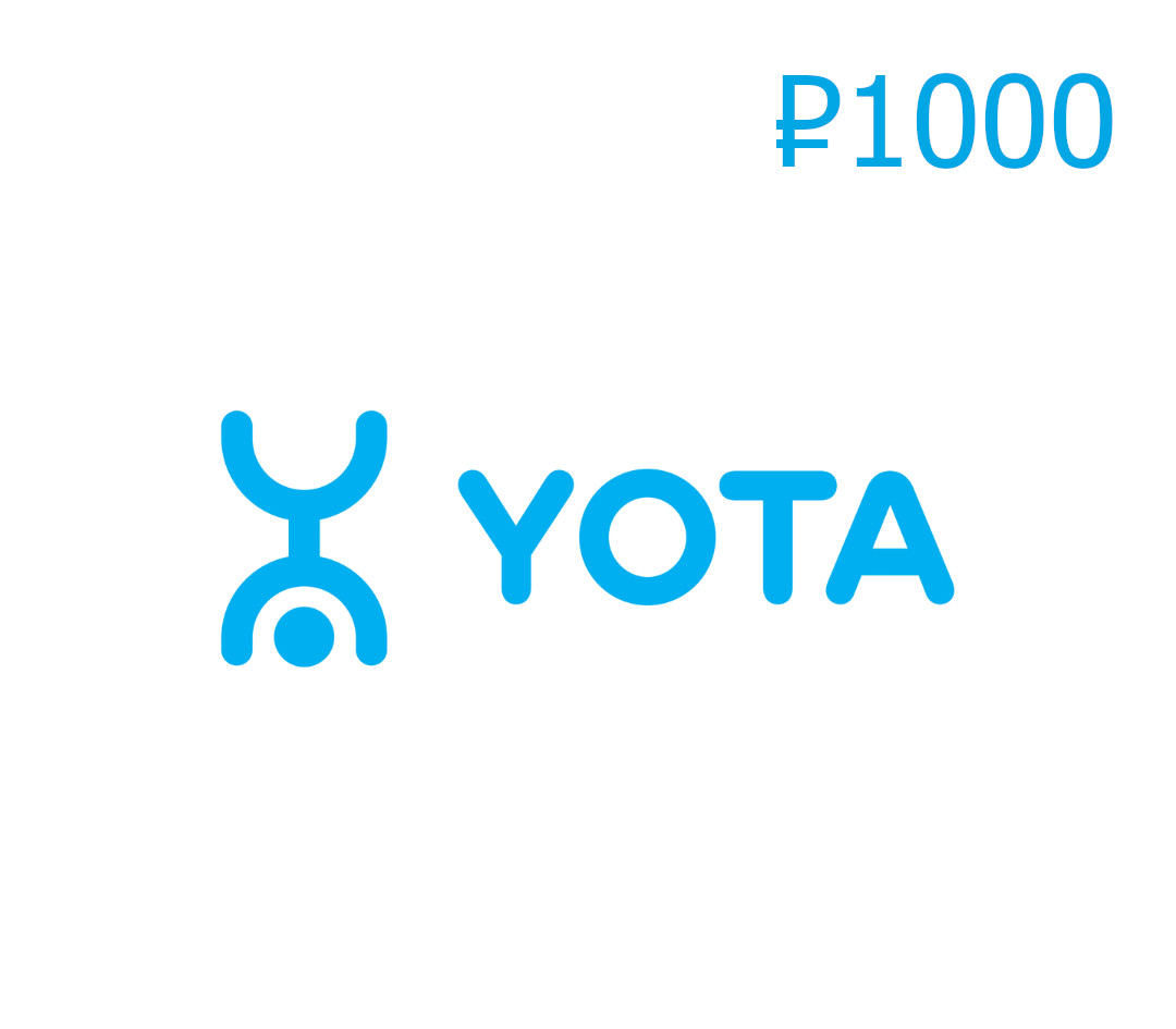 

Yota ₽1000 Mobile Top-up RU