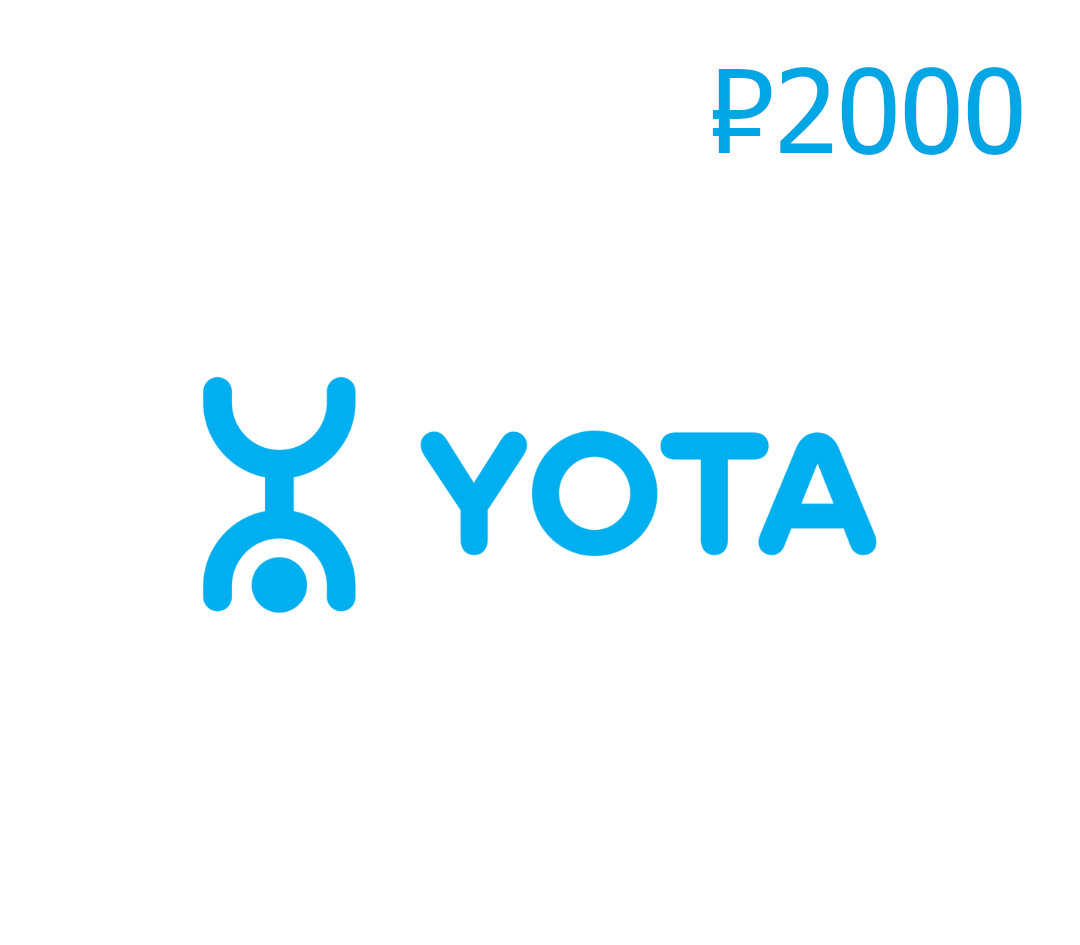 

Yota ₽2000 Mobile Top-up RU