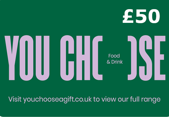 YouChoose Food & Drink Digital £50 Gift Card UK