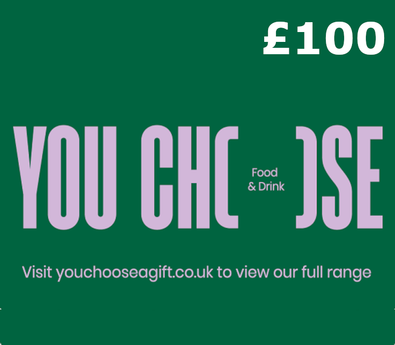 

YouChoose Food & Drink Digital £100 Gift Card UK