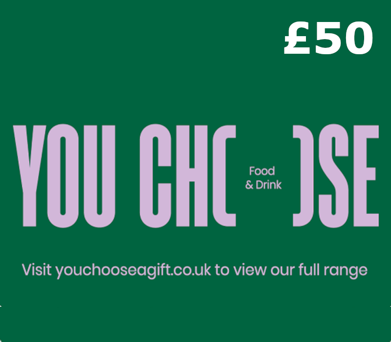 

YouChoose Food & Drink Digital £50 Gift Card UK