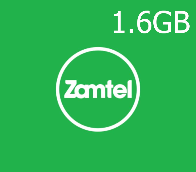 

Zamtel 1.6GB Data Mobile Top-up ZM