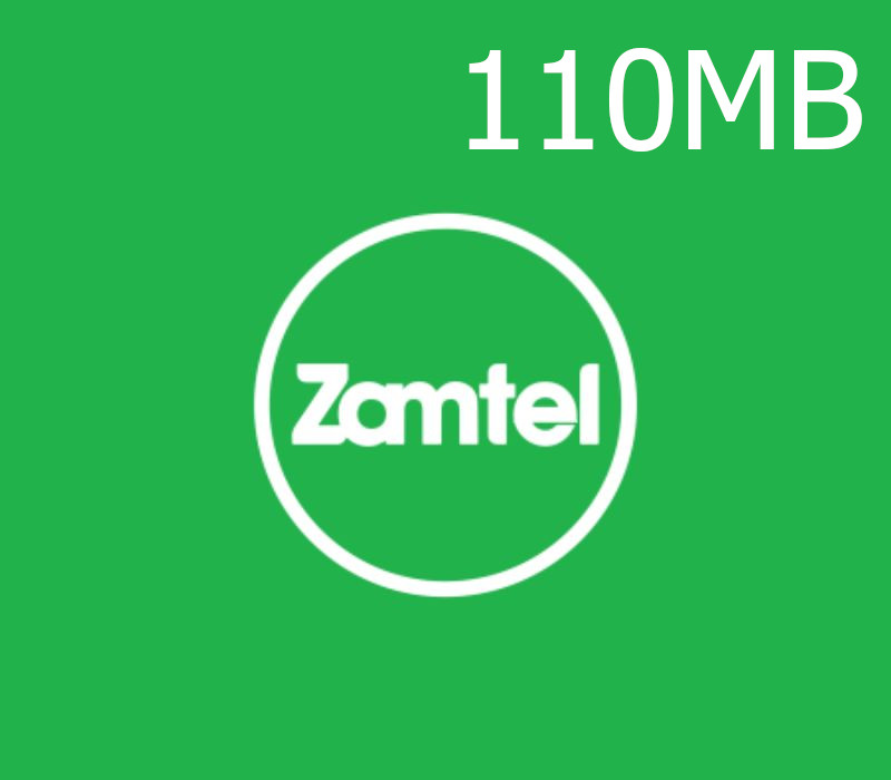 

Zamtel 110MB Data Mobile Top-up ZM