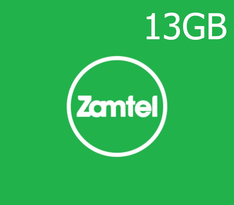 

Zamtel 13GB Data Mobile Top-up ZM