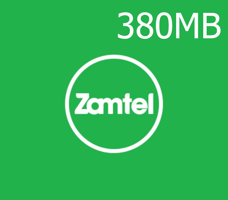 

Zamtel 380MB Data Mobile Top-up ZM