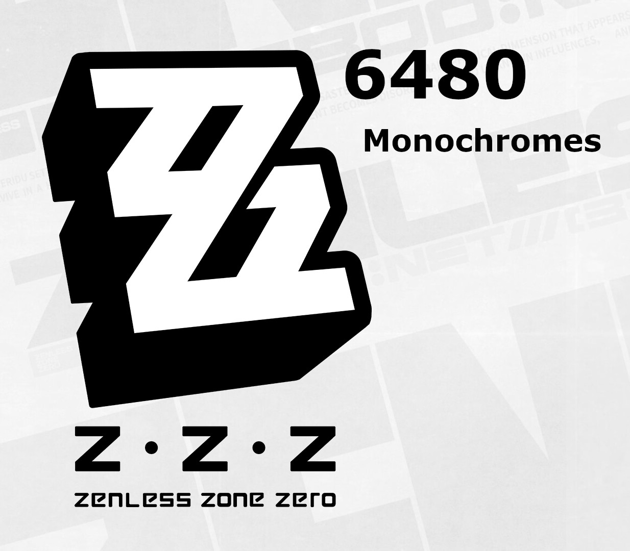 Zenless Zone Zero - 6480 Monochromes Reidos Voucher