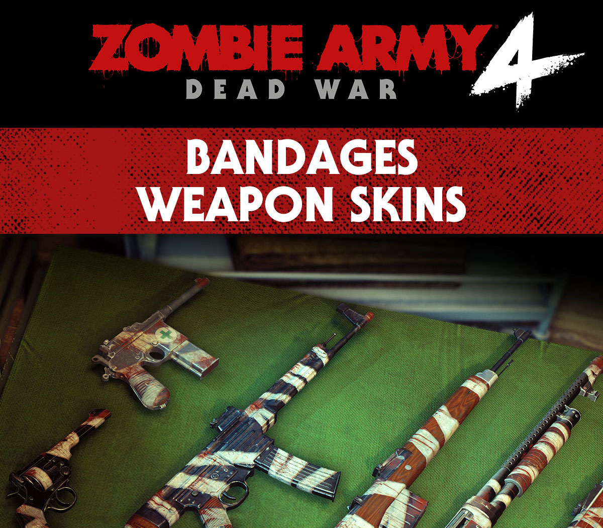 

Zombie Army 4: Dead War - Bandages Weapon Skins DLC PC Steam CD Key