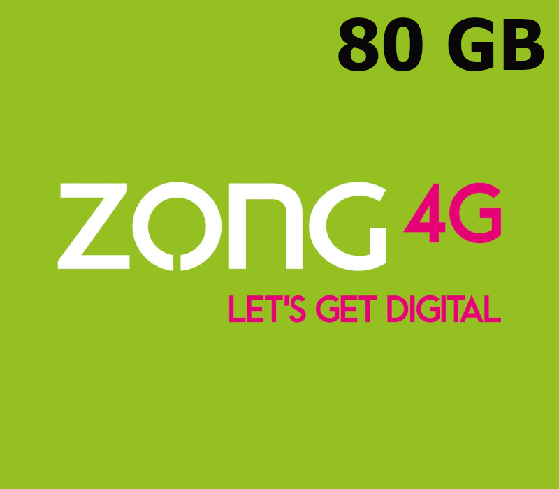 

Zong 80 GB Data Mobile Top-up PK